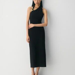 NWT Aritzia Smooth Matter SHADOWPLAY Halter Dress Black M